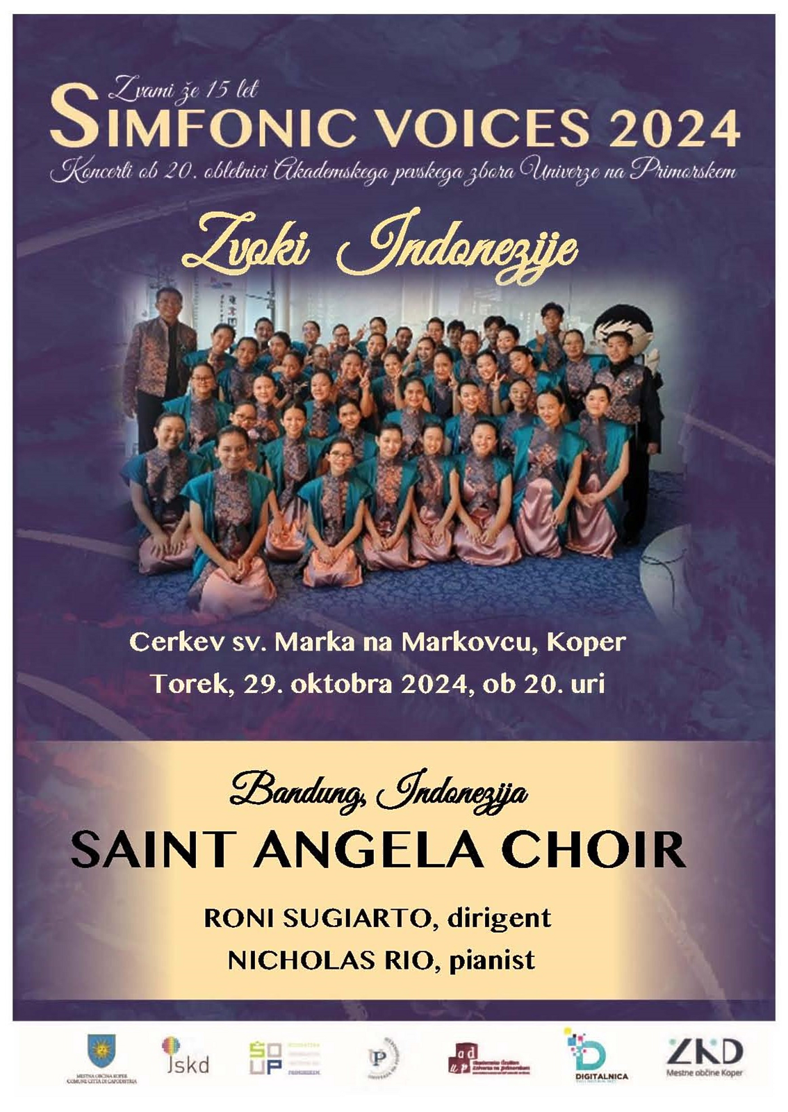 saint angela choirkpplakat